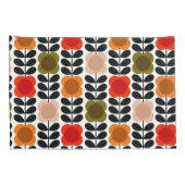 オーラのキレイに明るいスポット花の茎、トマトピンク 枕カバー (裏面-右)