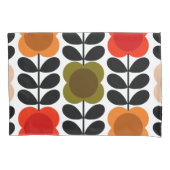 オーラのキレイに明るいスポット花の茎、トマトピンク 枕カバー (正面左)