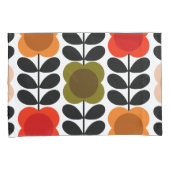 オーラのキレイに明るいスポット花の茎、トマトピンク 枕カバー (正面右)