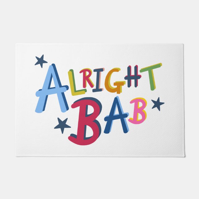 オーライバブブラックカントリーワード ドアマット (正面)