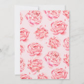 オーラエッフェルタワーパリブライダルシャワー 招待状 (裏面)