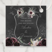 オーラオブナイト結婚式の引き出物ギフトスクエアラベル フェイバータグ (裏面)