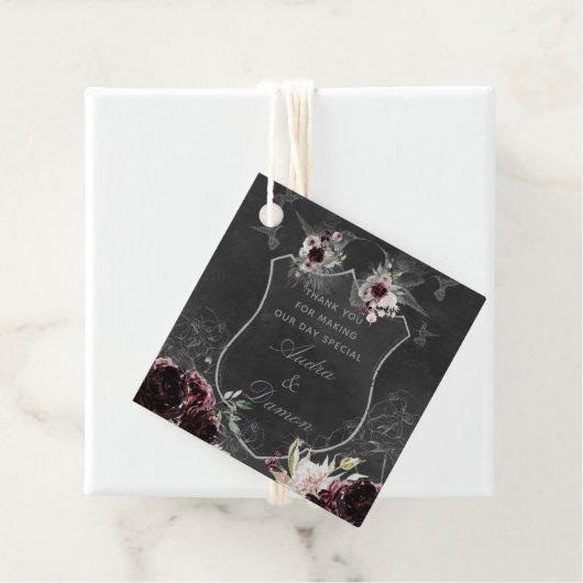 オーラオブナイト結婚式の引き出物ギフトスクエアラベル フェイバータグ (インサイチュ)