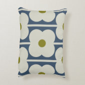 オーラキエリーアバカス花まつ毛の白、青 アクセントクッション (裏面(縦))