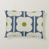 オーラキエリーアバカス花まつ毛の白、青 アクセントクッション (裏面)