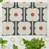 オーラキーリーアバカスフラワートマト キッチンタオル (折り畳み)