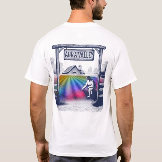 オーラバレーファームフロント&バック Tシャツ (裏面)