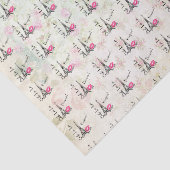 オーラパリエッフェルタワーオンヴィンテージパターン 薄葉紙 (詳細)