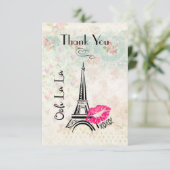 オーラパリエッフェルタワーサンキュー サンキューカード (スタンド正面)