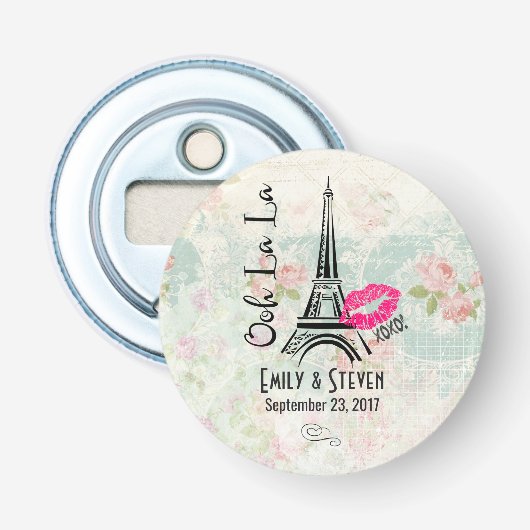 オーラパリエッフェルタワーヴィンテージウェディング 栓抜き (正面)