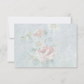 オーラパリエッフェルタワーヴィンテージRSVP 出欠カード (裏面)