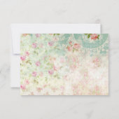 オーラパリエッフェルタワーヴィンテージRSVP 出欠カード (裏面)