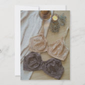 オーラボホリンジェリーブライダルシャワー招待 招待状 (裏面)