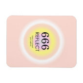 オーラモダンエンジェルナンバーズヌメロロジー666意味 マグネット (横)