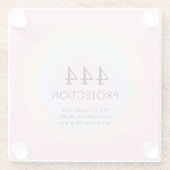 オーラモダンエンジェルナンバーズヌメロ444 ガラスコースター (裏面)