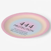 オーラモダンエンジェルナンバーズヌメロ444 ペーパープレート (アングル)