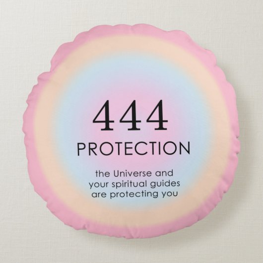 オーラモダンエンジェルナンバーズヌメロ444 ラウンドクッション (正面)