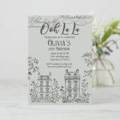 オーララカフェフランスのバースデーパーティー 招待状 (スタンド正面)