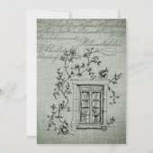 オーララカフェフランスのバースデーパーティー 招待状 (裏面)