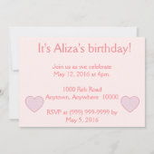 オーララパリの招待状 招待状 (裏面)