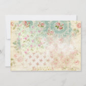 オーララパリエッフェルタワーウェディング招待 招待状 (裏面)