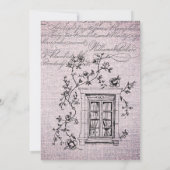 オーララフランスのフローラパリパーティー 招待状 (裏面)