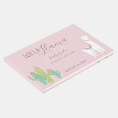 オーララマ赤ちゃんシャワーかわいいピンクの多肉植物 ゲストブック (コーナー)