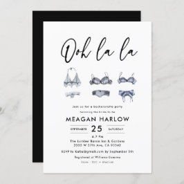 オーラランジェリーシャワーバチェロレッテ 招待状