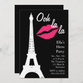 オーララ!ハエンズパーティ 招待状 (正面/裏面)