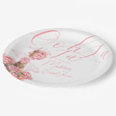 オーララ パリ ブライダルシャワー ペーパープレート (アングル)