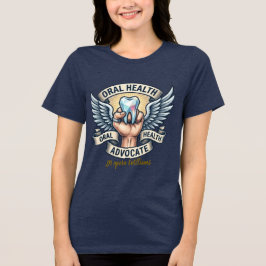 オーラルヘルスアドボケイト デンタルハイジエニスト Tシャツ | デ