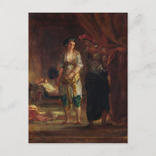 オーランのハーレムインテリア, c.1847 ポストカード