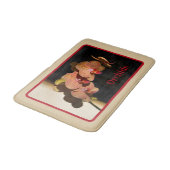 オーランズコーラルピンクイエローフォトフローラタン バスマット (アングル)