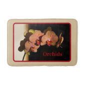 オーランズコーラルピンクイエローフォトフローラタン バスマット (正面)