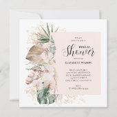 オーランズパームズボホブライダルシャワー 招待状 (正面)