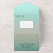 オーランズ&ボホアーチオンビーチ結婚式 オールインワン招待状 (外側)