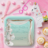 オーランズ&ボホアーチオンビーチ結婚式 ペーパープレート (パーティー)