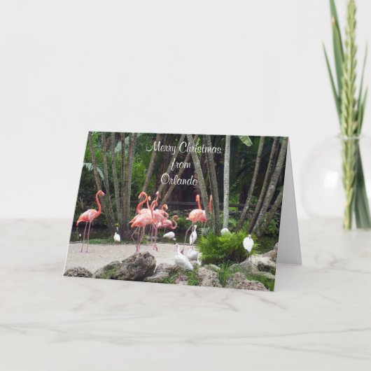 オーランドからクリスマスを祝って カード (正面)