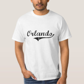オーランドのクラシックなスタイルの名前 Tシャツ