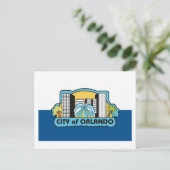 オーランドの旗の郵便はがき ポストカード (スタンド正面)