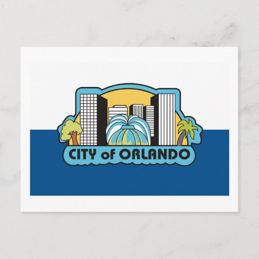 オーランドの旗の郵便はがき ポストカード (正面)