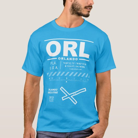 オーランドエグゼクティブエアポートORL Tシャツ (正面)