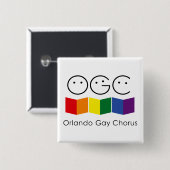 オーランドゲイコーラススクエアピン 缶バッジ (正面&裏面)