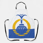 オーランドシティ国旗のエプロン エプロン (正面)