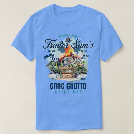 オーランドトレーダーサムスグログロットとティキバー2 Pol Tシャツ (デザイン正面)