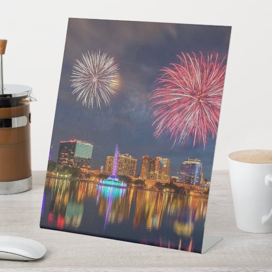 オーランドフロリダレイクエオラ花火&噴水 台座サイン (インサイチュ)