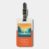 オーランドフロリダ ラゲッジタグ (正面縦)