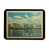 オーランドマグネットフロリダヴィンテージ旅行 マグネット (横)