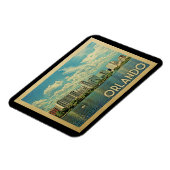 オーランドマグネットフロリダヴィンテージ旅行 マグネット (左側)