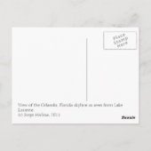 オーランドルーツェルン湖から見た ポストカード (裏面)